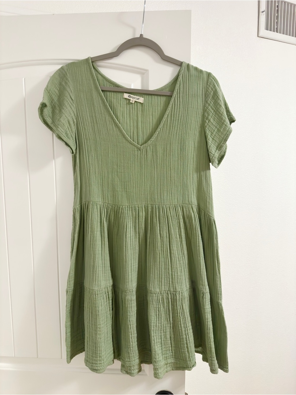 Ripcurl XS Green Gauze Dress